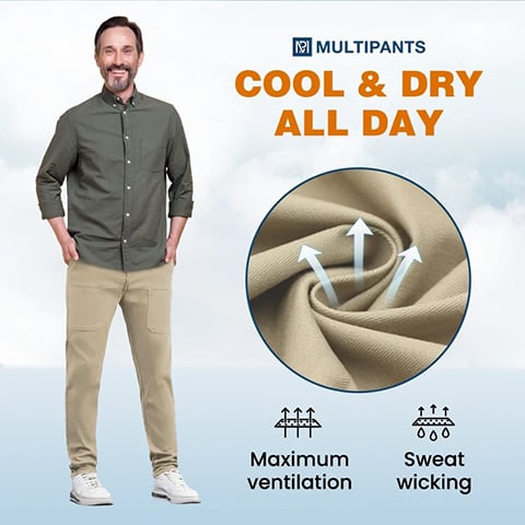 🩳 60% DI SCONTO ! 🛒 Pantaloni Cargo Multifunzionali Elasticizzati – Comodi, Multi-Tasche Pratiche & Stile Casual Attivo 🏃‍♂️