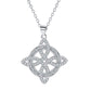 🔥Offerta natalizia a tempo limitato: 50% DI SCONTO!!!🔥Collana Nodo Magico con Ciondolo a Stella Scintillante