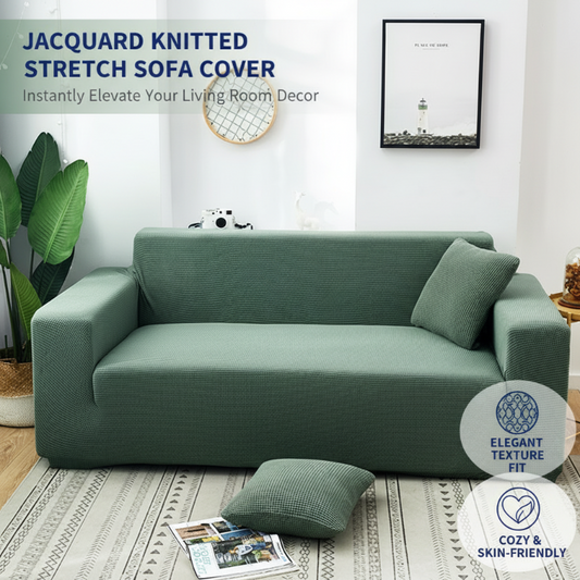 🔈🔈NUOVI ARRIVI 2026 - SCONTO DEL 60%🛋️Copridivano elasticizzato in maglia jacquard