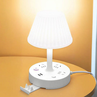 📢📢50% di sconto! ✨ Idea regalo invernale: lampada da tavolo con doppia presa (USB + rete elettrica) - Comfort e sicurezza