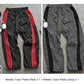 Pantaloni sportivi da uomo ad asciugatura rapida con strisce laterali