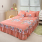 🔈🔈 OFFERTA LAMPO - SCONTO DEL 60% ⚡ Set di 3 Gonne da Letto con Volant 🛏️ – Stampa Floreale & Design a Doppio Strato!