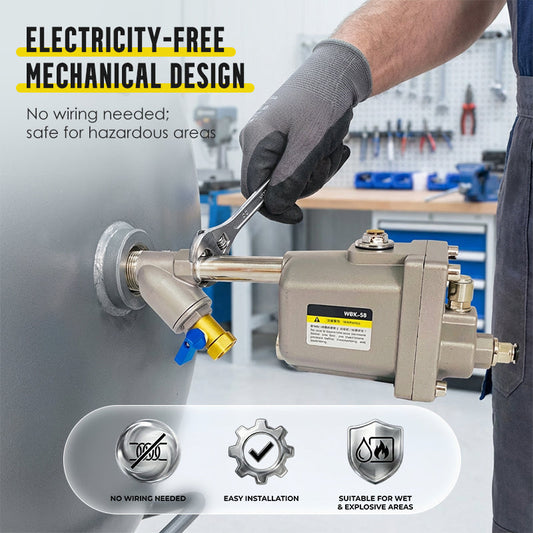 📢📢66% DI SCONTO! 💨 Valvola di Scarico Automatica a Zero Perdite – Elimina la Condensa Senza Sprecare Aria Compressa! 🔧🏭