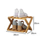 🔥Finché dura lo stock, 50% di sconto! 🎉 Scaffale portascarpe in bambù resistente e pieghevole 🌿