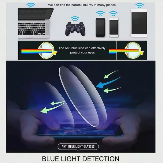 Occhiali da lettura anti luce blu