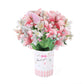 Biglietto di Auguri a Bouquet Pop-Up 3D