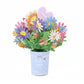 Biglietto di Auguri a Bouquet Pop-Up 3D