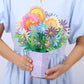 Biglietto di Auguri a Bouquet Pop-Up 3D