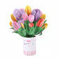 Biglietto di Auguri a Bouquet Pop-Up 3D