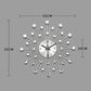 🕰️ 50% DI SCONTO! 💎 Orologio da Parete con Strass – Design di Lusso, Movimento Silenzioso & Elemento Decorativo Elegante ✨