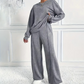 Completo donna confortevole maglia a maniche lunghe e pantaloni