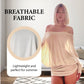 Abito plissettato elegante con spalle scoperte