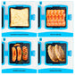 🍞🔥2026 Uutuudet - 50% alennus! 🥪 Tostapane e Piastra Sandwich Senza Fili – Croccante in 3 Minuti, Design Compatto & Facile da Pulire 🔥