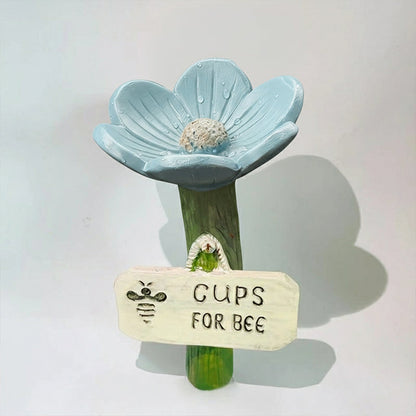 ⏳Sconto del 50% per un periodo limitato🐝Stazione idrica a forma di fiore per api💧