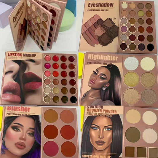 Kit Palette Trucco Multifunzione da 67 Colori - Libro Magico del Trucco