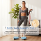 Macchina stepper compatta per esercizi cardio con rotazione