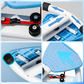 Macchina stepper compatta per esercizi cardio con rotazione