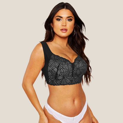 Reggiseno in pizzo taglie forti con supporto eccellente