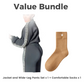 Completo con giacca e pantaloni a gamba larga decorati con perle finte