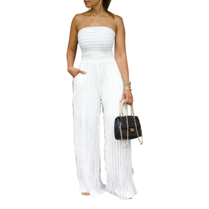 Tuta Elegante Senza Spalline