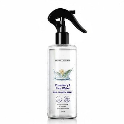 🔥Spray per la Crescita dei Capelli al Rosmarino e Acqua di Riso