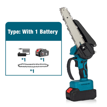 📢🔥2026 Uutuudet - 50% alennus!🏆 Mini motosega a batteria da 6 pollici con 2 batterie
